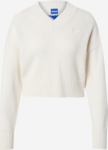 HUGO Neulepaita 'Scutie_B' värissä valkoinen: etupuoli