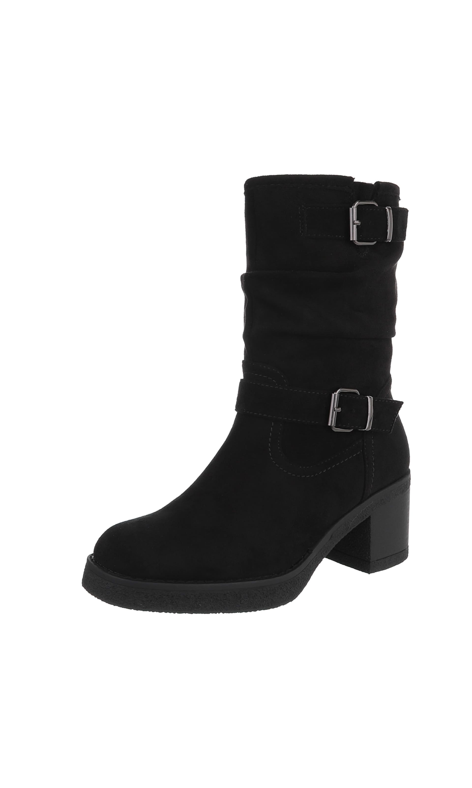 Ital-Design Stiefelette in schwarz, Produktansicht