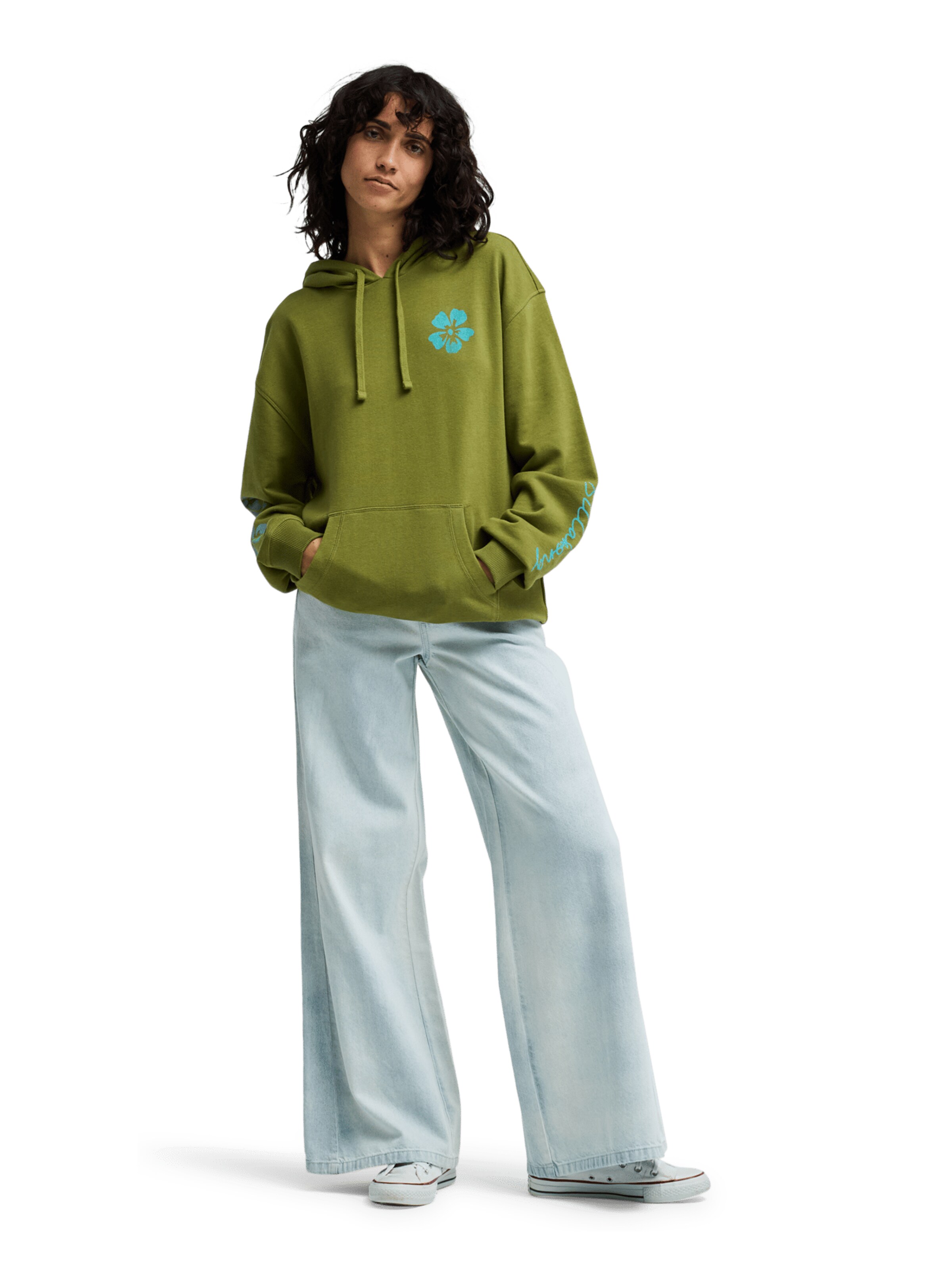 BILLABONG Sweatshirt 'More Simplicity' in Green