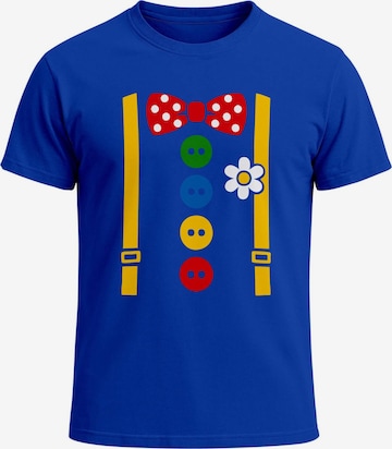 MoonWorks Shirt 'clown' in Blau: Vorderseite