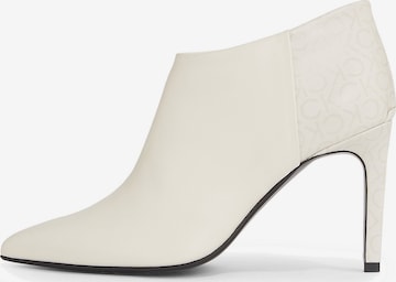 Calvin Klein Ankle Boots in Weiß: predná strana