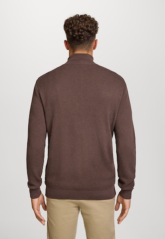 Kronstadt Gebreid vest 'Erik' in Bruin