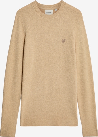 Lyle & Scott Trui in Bruin: voorkant