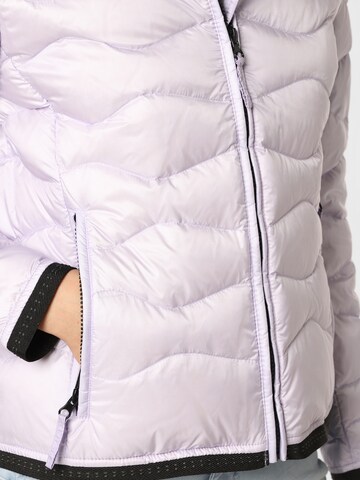 Marie Lund Winterjacke in Lila