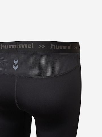 Hummel Skinny Sportbroek in Zwart