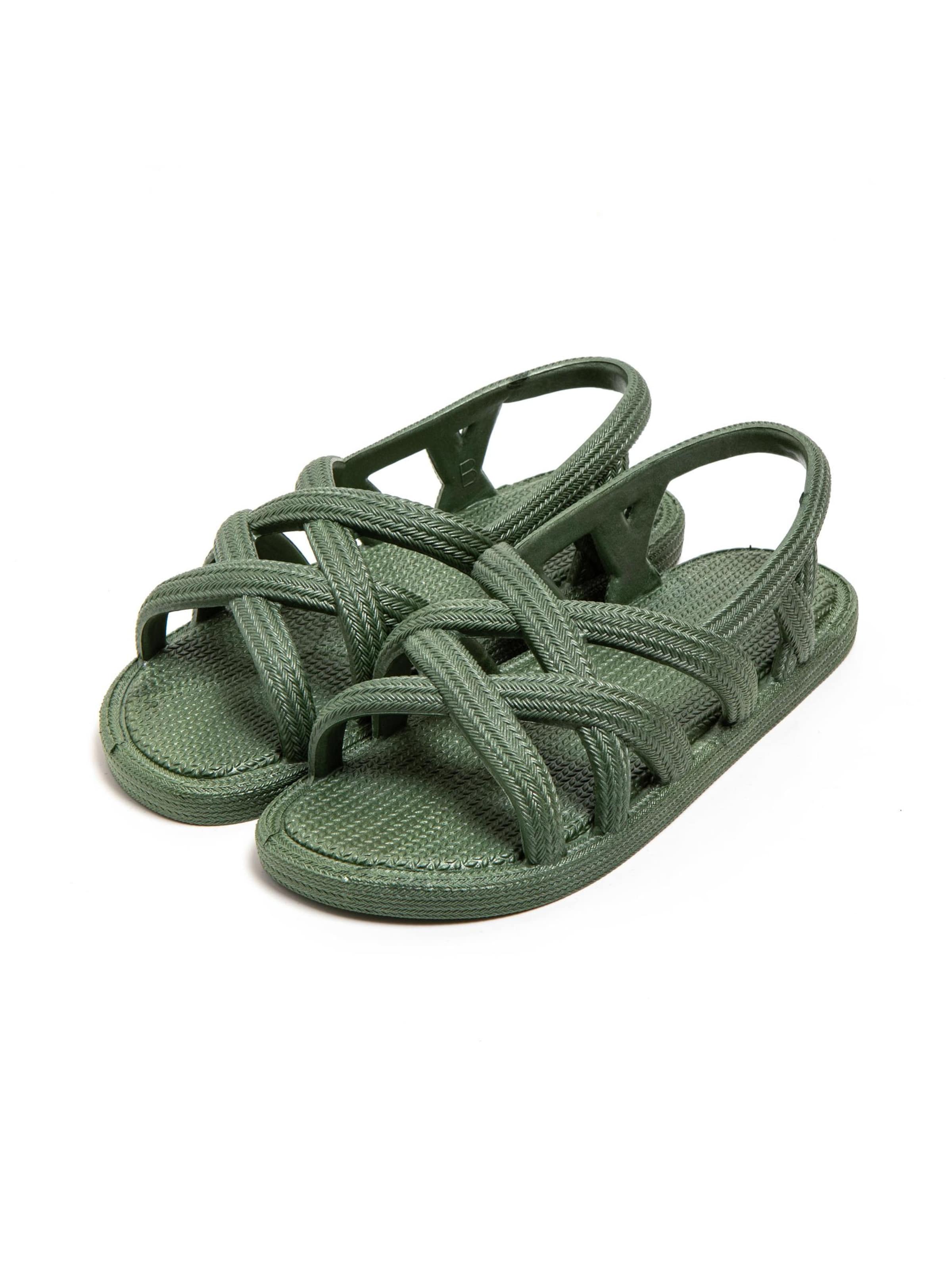 Brasileras - Sandalias 'Ankara' en verde