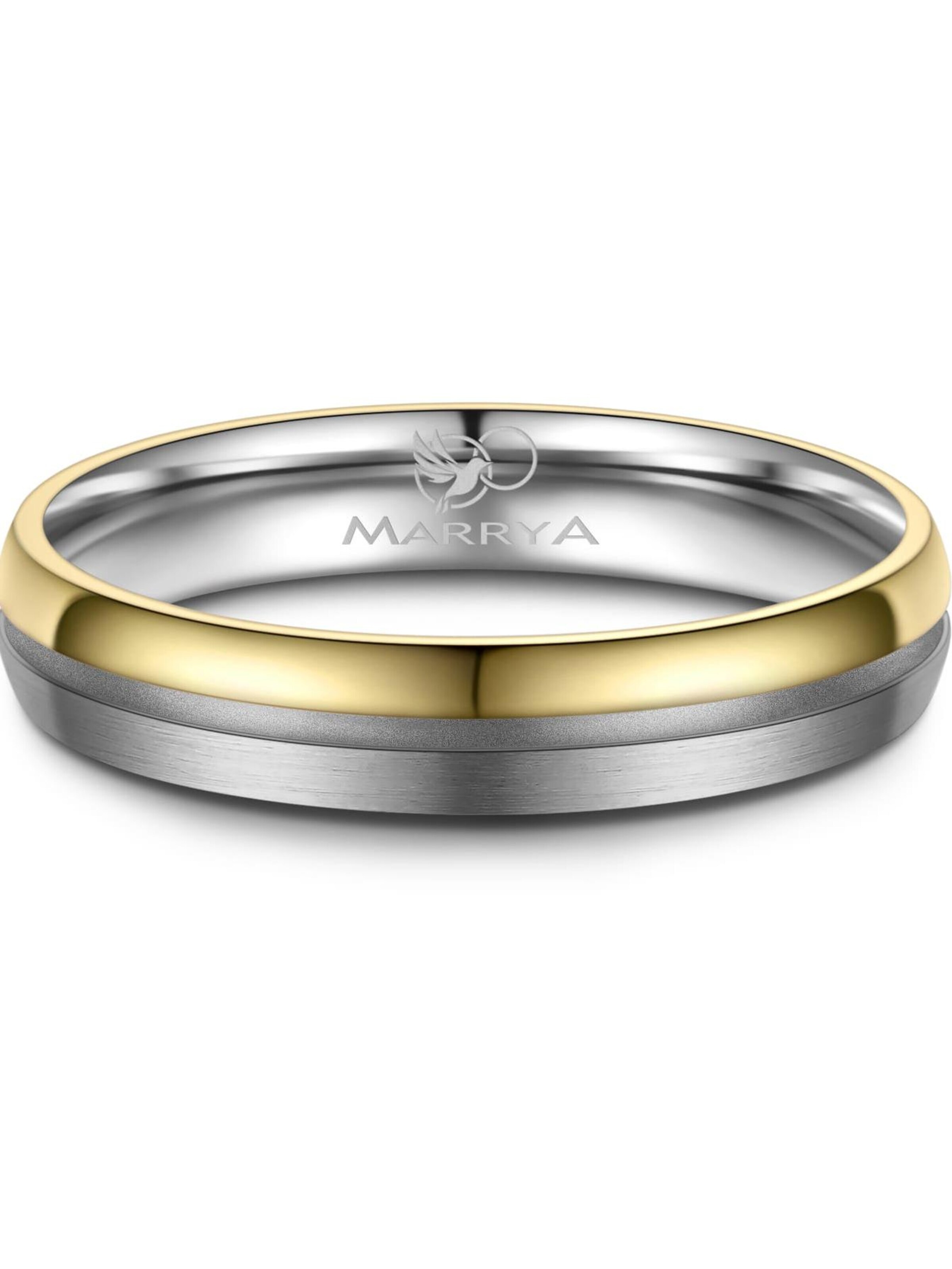 MARRYA Ring 'MARRYA TI-13 Ehering aus Titan' in Yellow