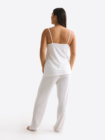 Pantalon de pyjama ' LIGHT TOUCH' Erlich Textil en blanc