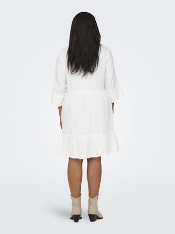ONLY Carmakoma Kleid 'Thyra' in Weiß