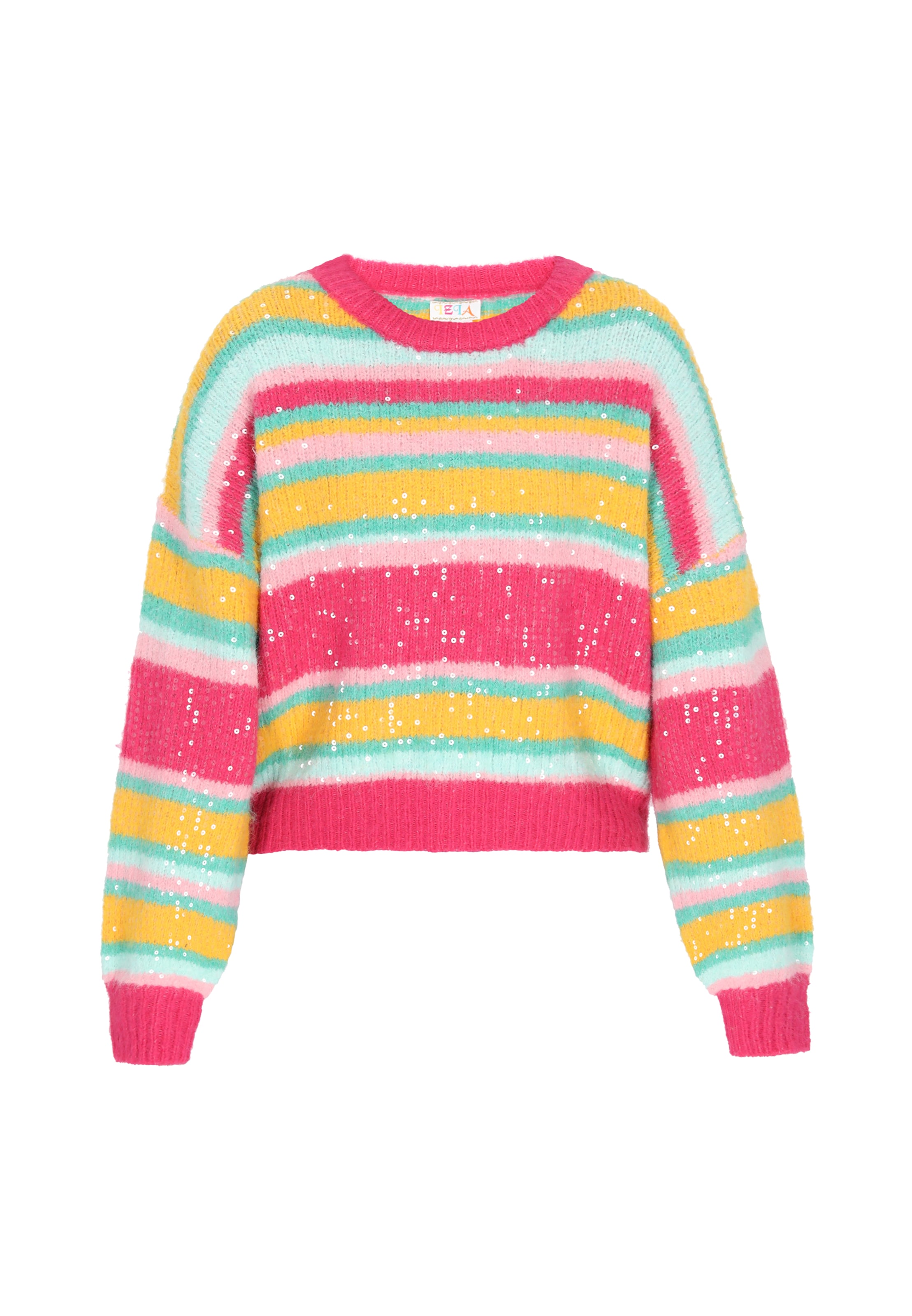 IZIA Пуловер в розово: отпред