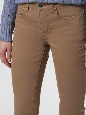 MAC Skinny Jeans 'Dream' in Brown