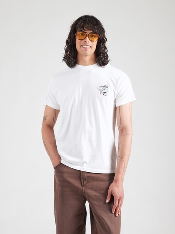 T-Shirt 'ICE CREAM' Kaotiko en blanc
