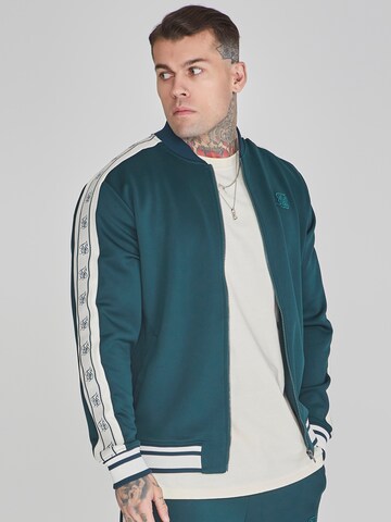 SikSilk Sweatjacke in Grün