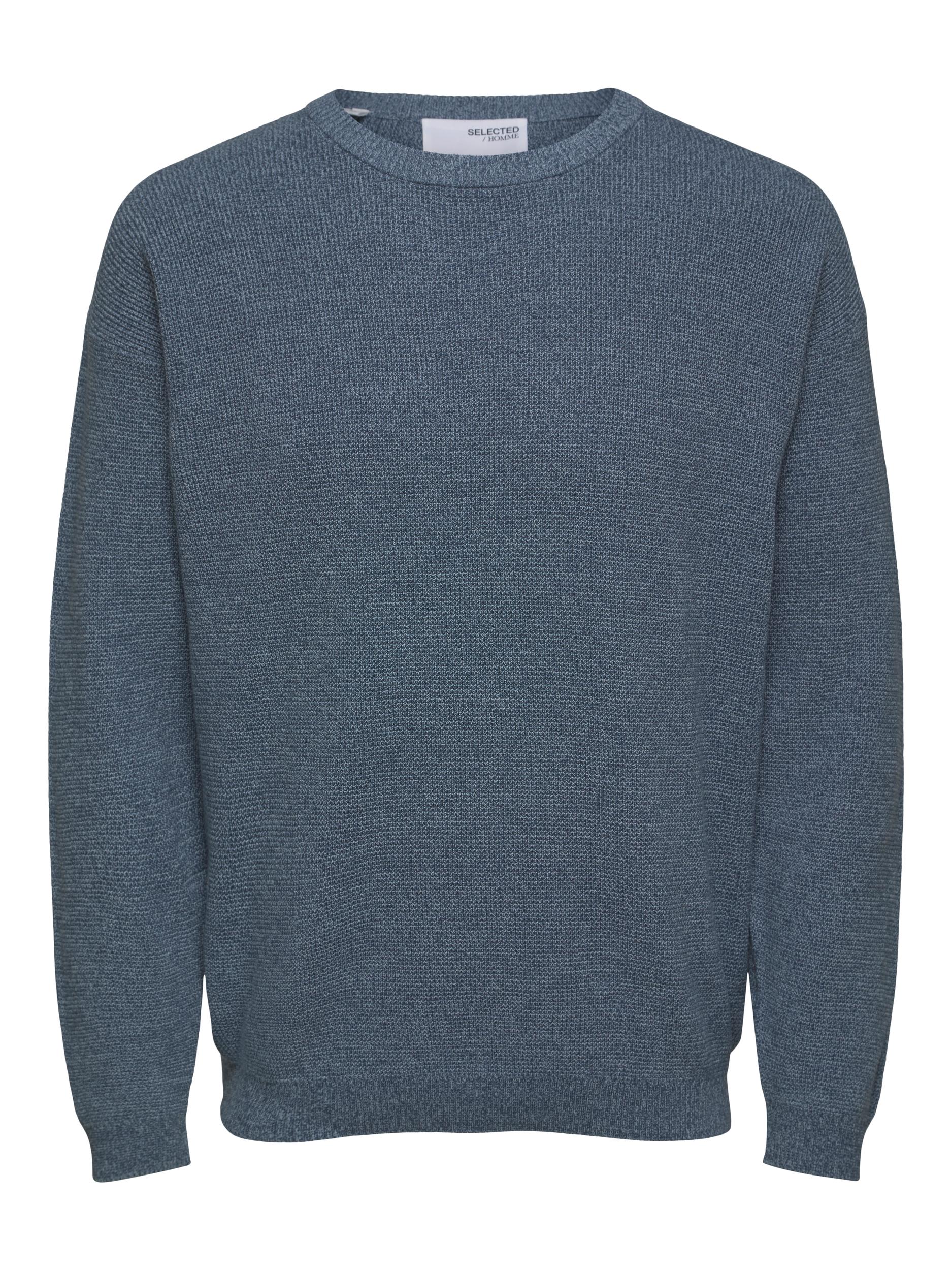 Pullover e cardigan Uomo SELECTED HOMME Pullover ROBERT in Blu Fumo 