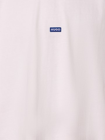 T-Shirt 'Navertz' HUGO Blue en blanc