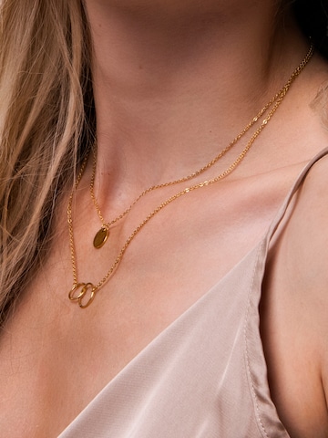 Amberz Ketting 'San' in Goud