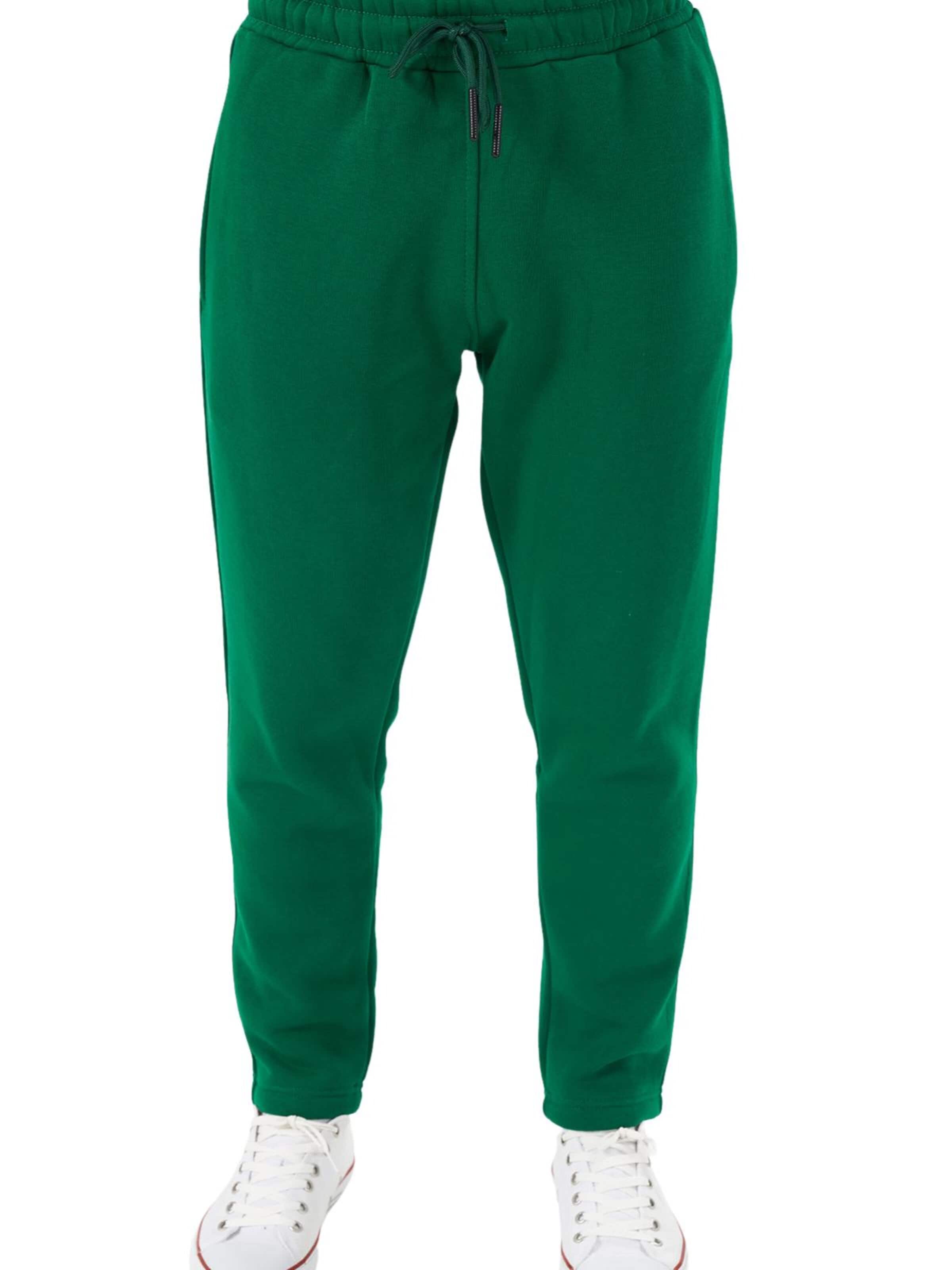 LOUIS LECLER Slim fit Pants 'Lucien' in Green