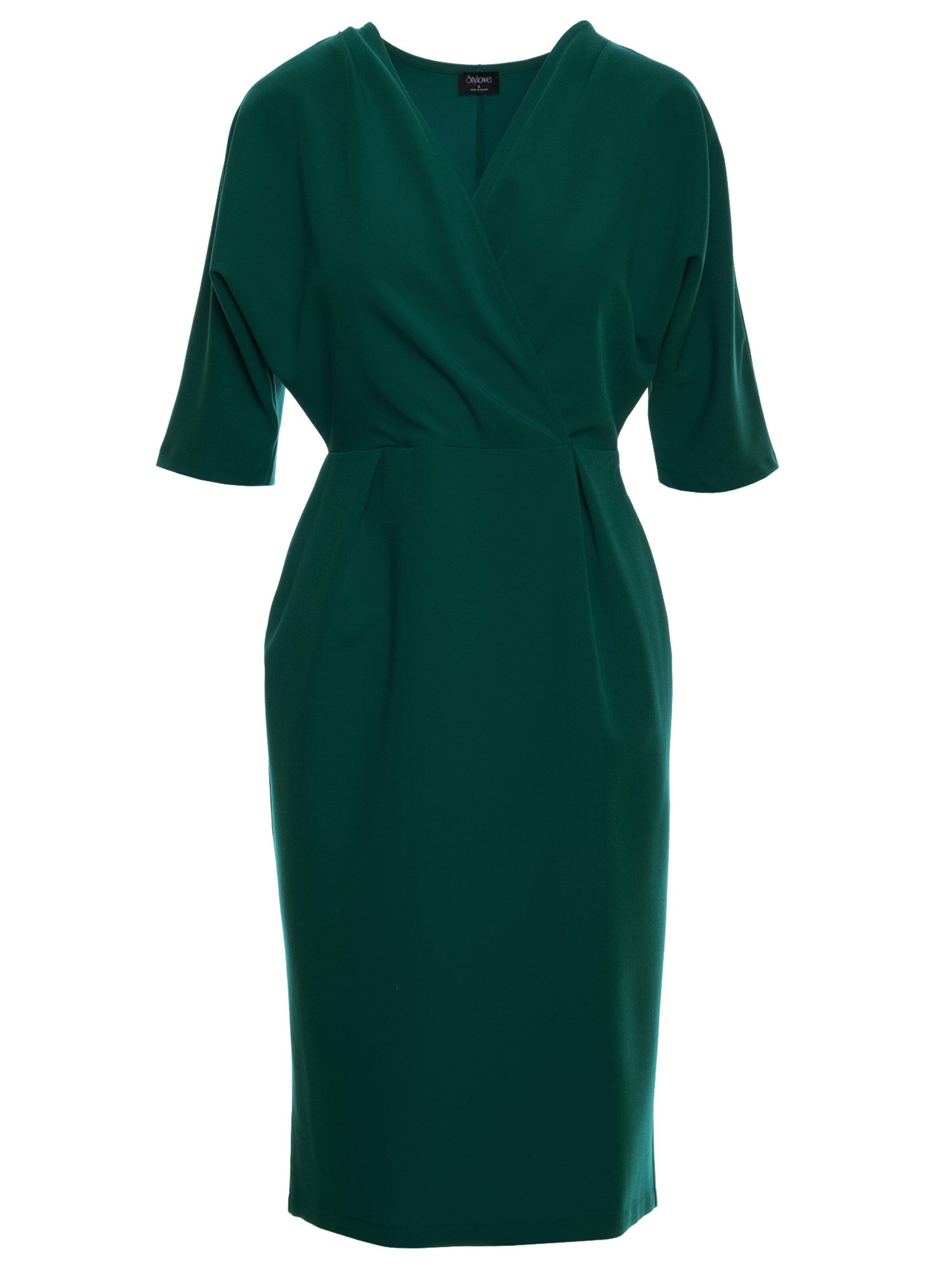 Rochie de la Stylove pe verde: față