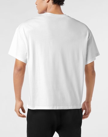 Plein Sport - Camiseta 'Scratch' en blanco