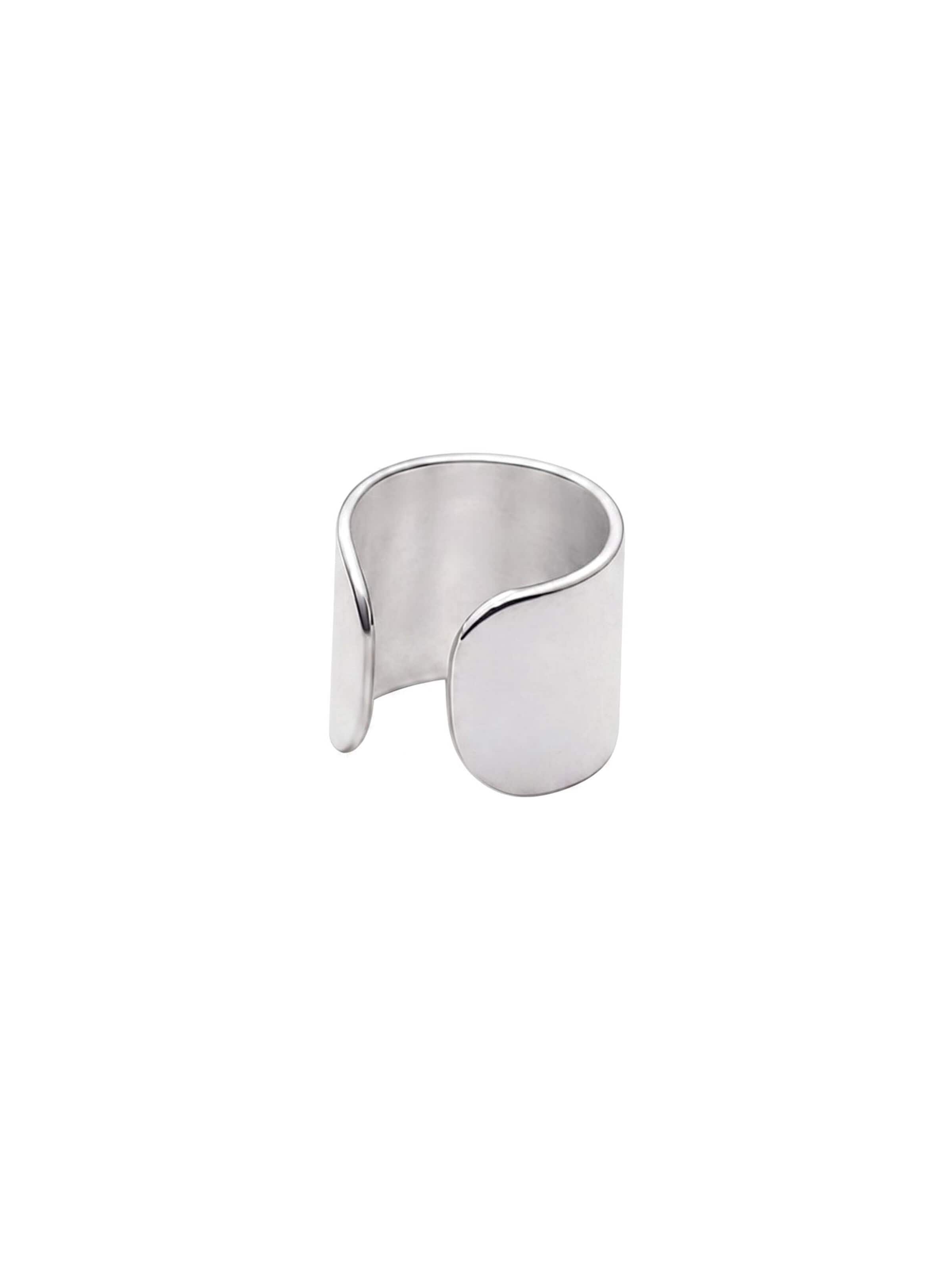 REYTEL Earrings 'GLOSS' in Silver: front