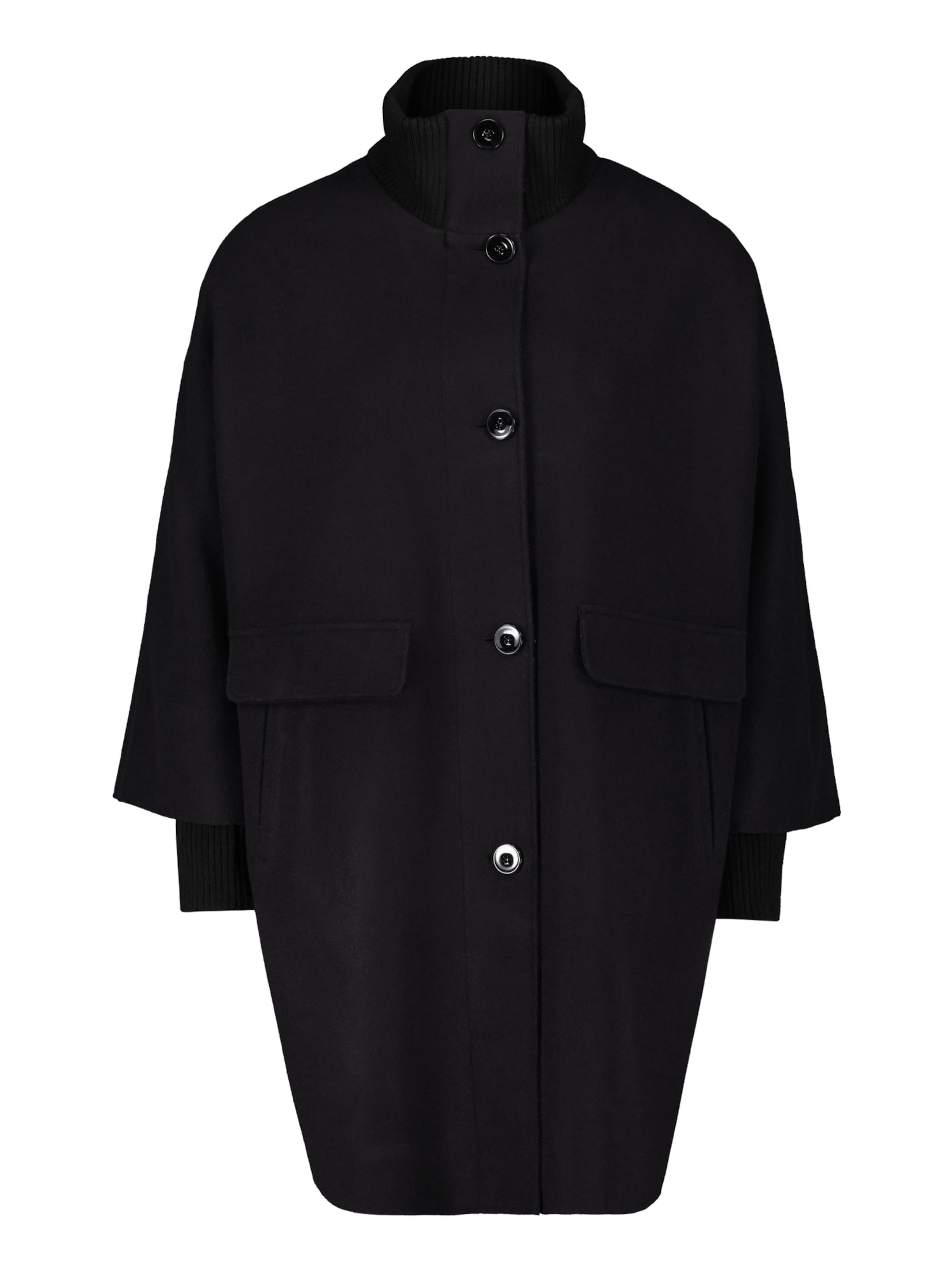 Betty Barclay Between-Seasons Coat in Black: front