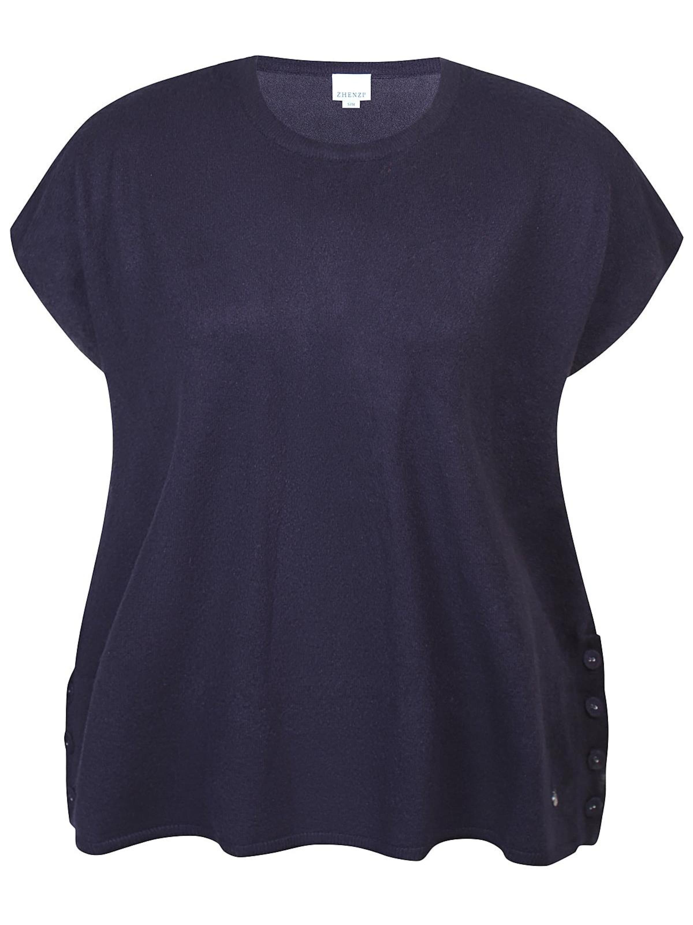 Zhenzi Top 'Elga 1165' in Blauw: voorkant