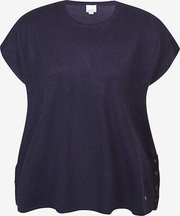 Zhenzi Top 'Elga 1165' in Blauw: voorkant