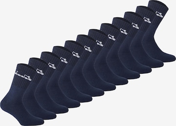 Chaussettes Diadora en bleu : devant