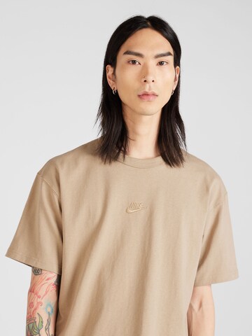 Nike Sportswear Shirt 'Premium Essentials' in Beige