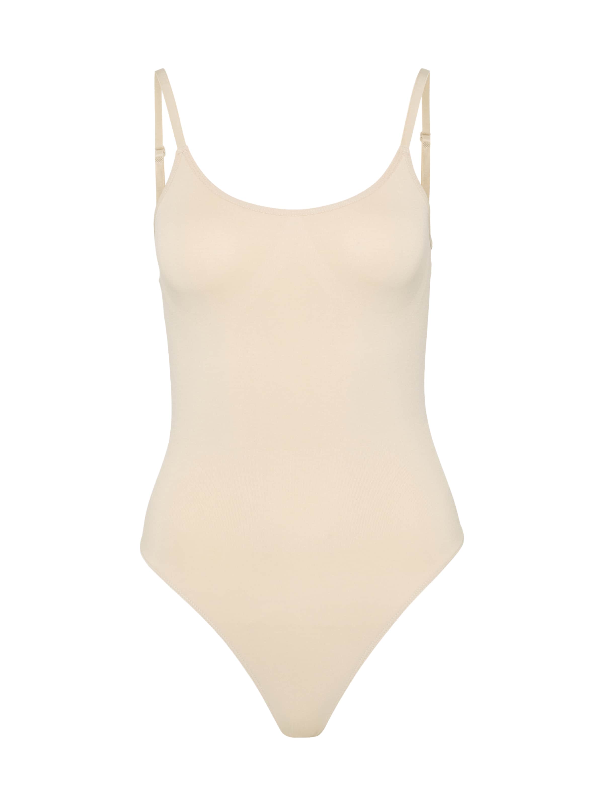 PIECES Body moldeador 'PCRELLA' en capuchino, Vista del producto