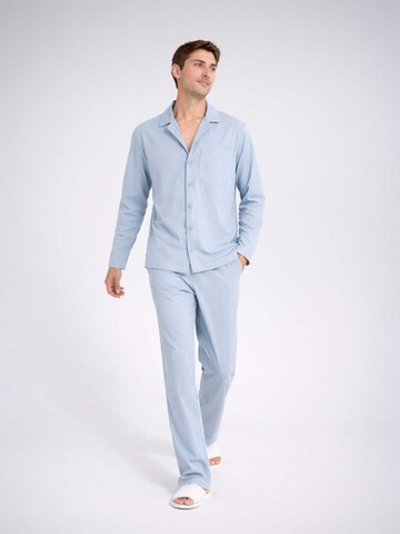 PANTONECLO Pyjama lang 'Pantoneclo Men’s Nightwear Set'‌ in Grau