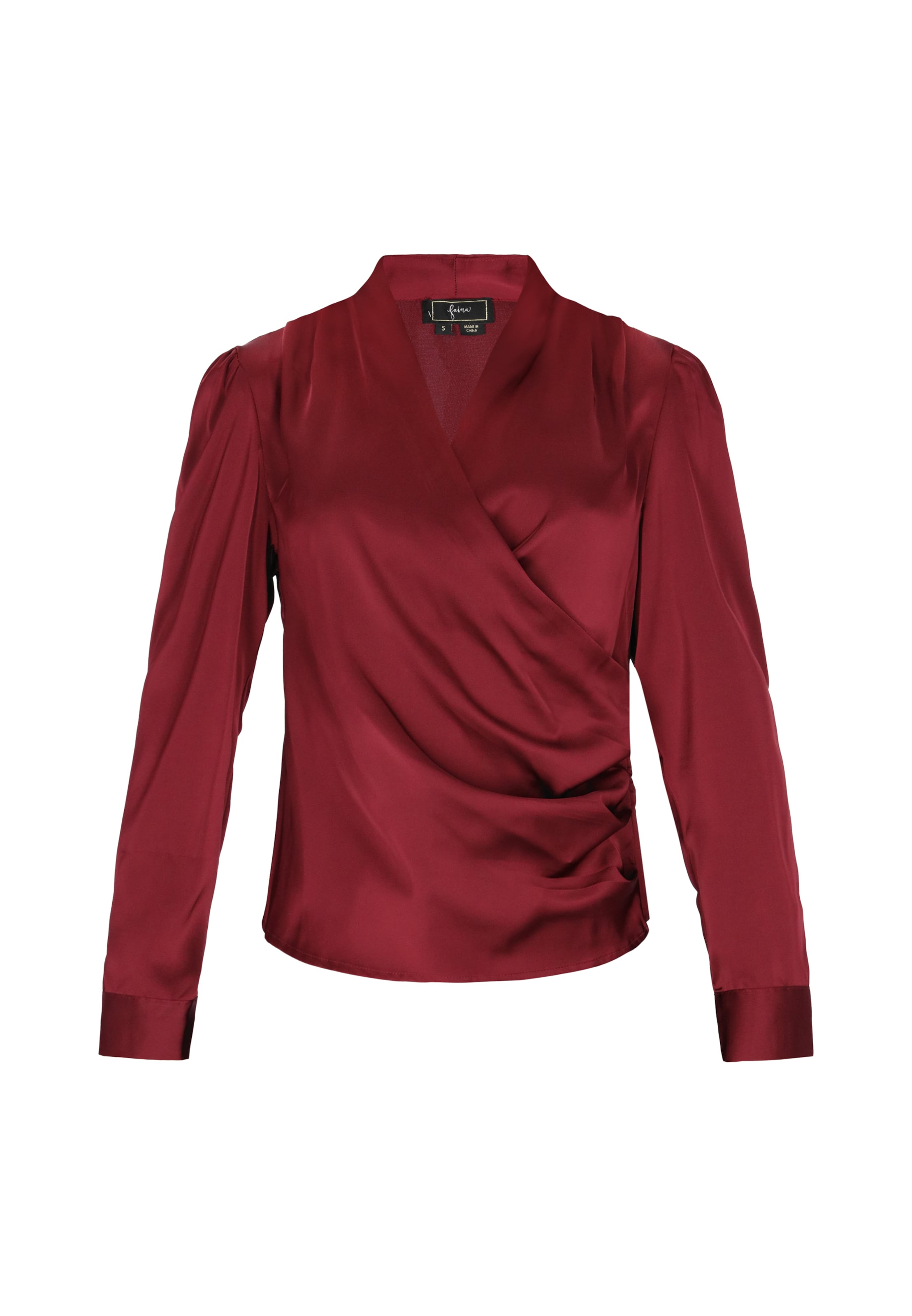 faina - Blusa en rojo: frente