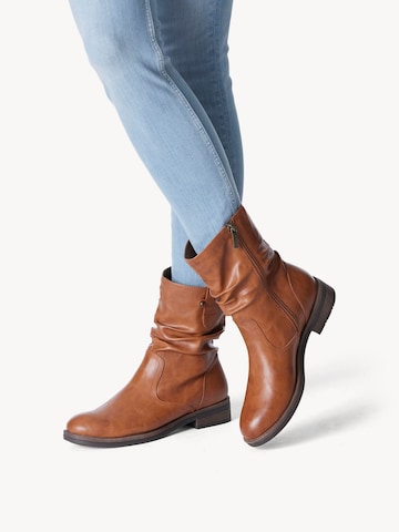 TAMARIS Ankle Boots in Brown: front