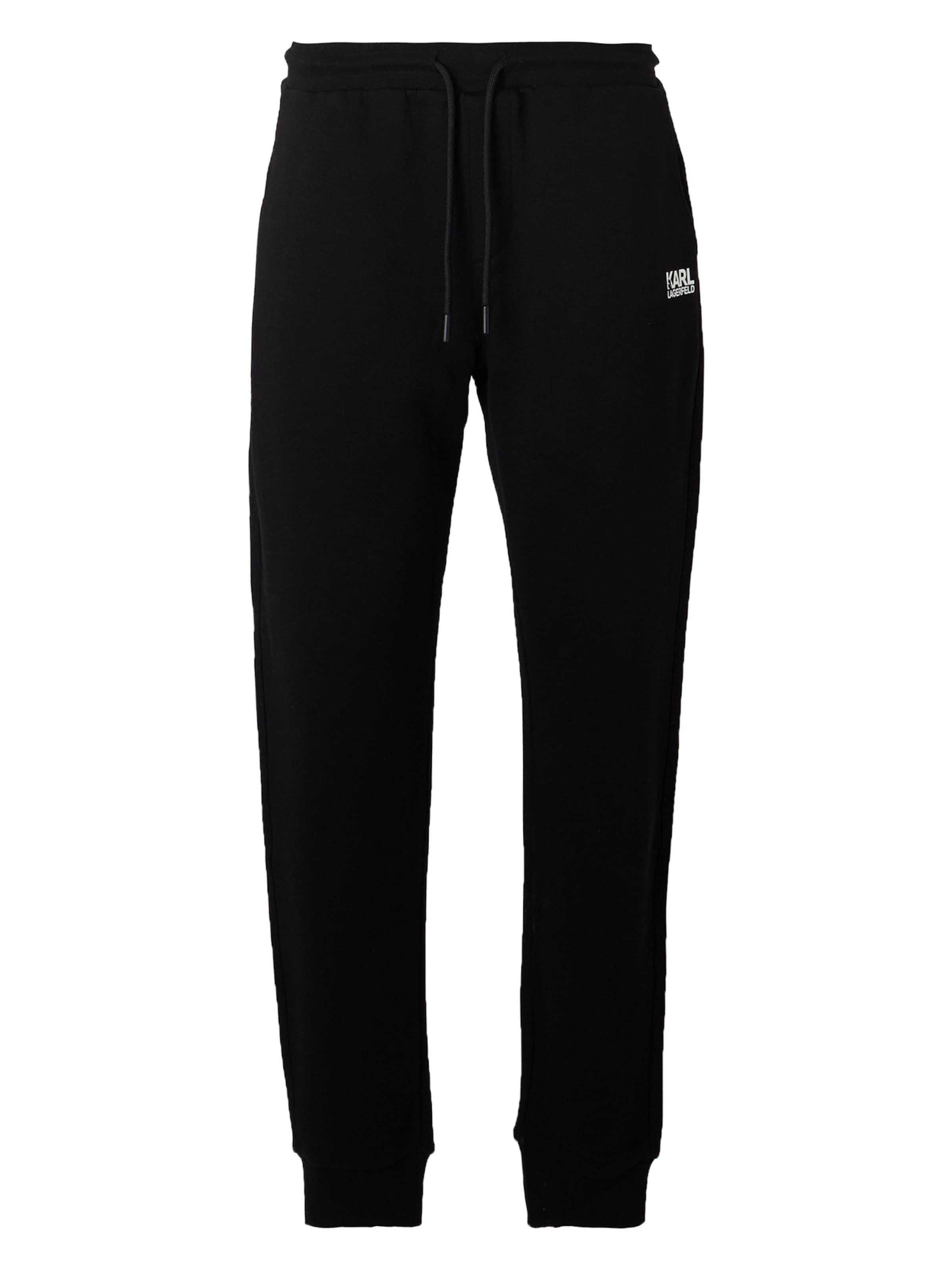 Karl Lagerfeld Zúžený strih Nohavice - Čierna: predná strana