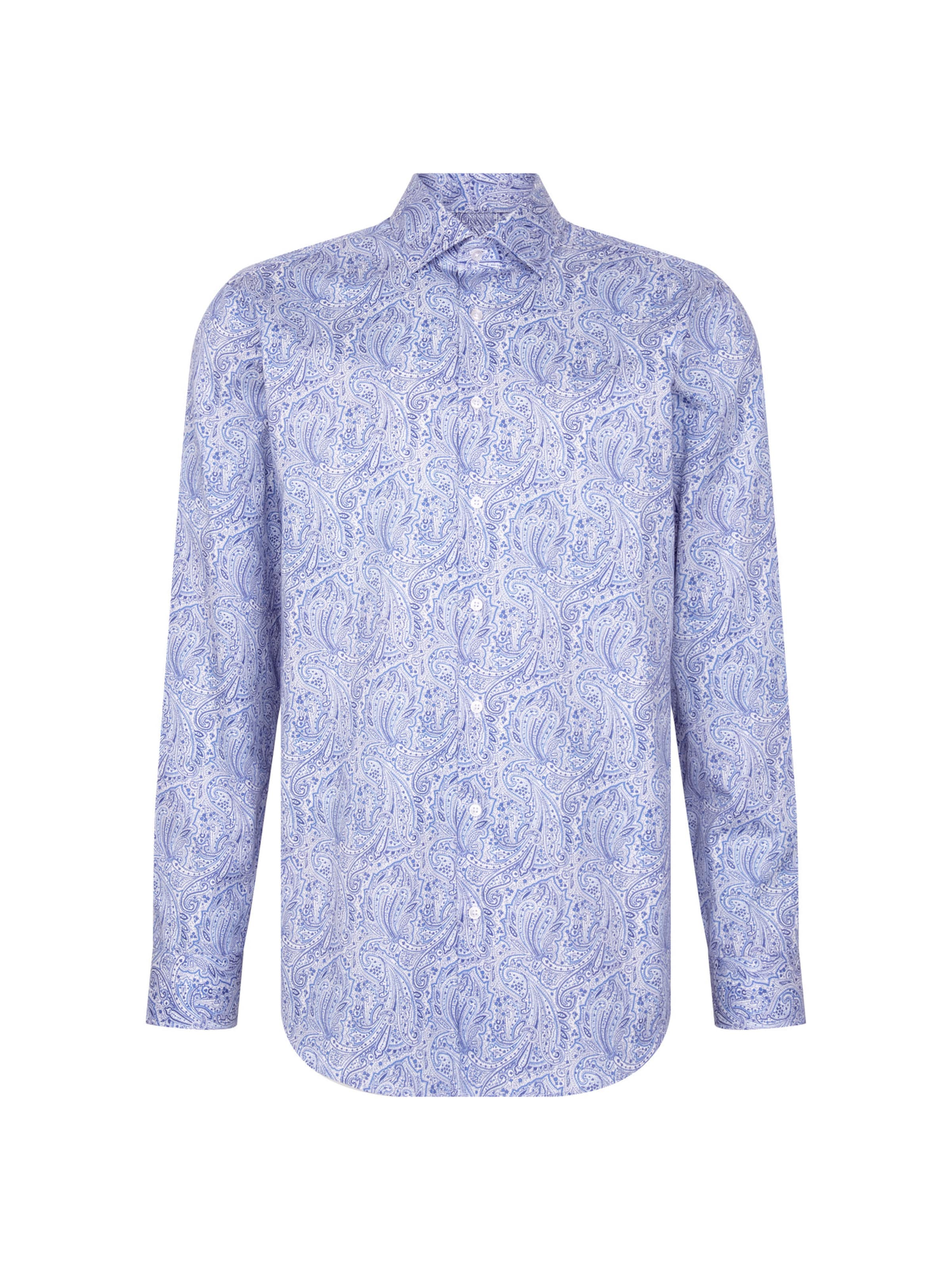 Coupe regular Chemise business SEIDENSTICKER en bleu : devant