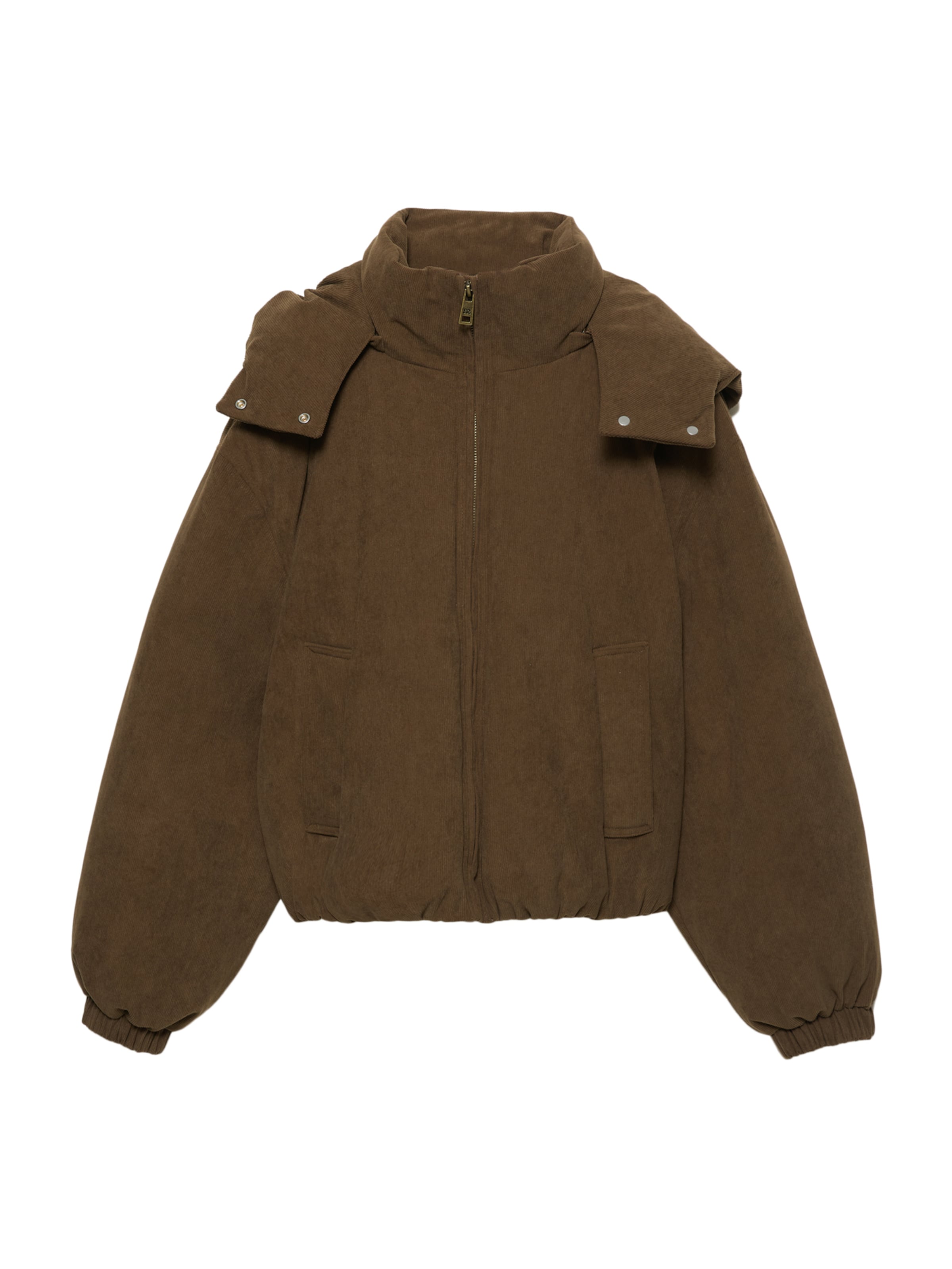 Pull&Bear Zimná bunda 'PACIFIC' - Hnedá: predná strana