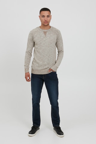 !Solid Strickpullover 'Thian' in Beige