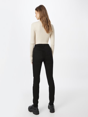 Lindex Skinny Jeans 'Vera' in Zwart