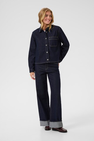 Wide Leg Jean 'Rory ' Kaffe en bleu