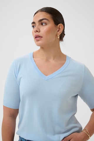KAFFE CURVE Trui 'Lizzy' in Blauw
