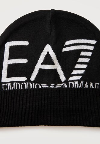 EA7 Emporio Armani Beanie in Black