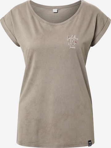 Iriedaily Shirt 'Love Nature' in Beige: front