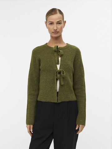 OBJECT Knit Cardigan 'PARVI' in Green: front