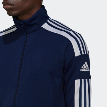 ADIDAS SPORTSWEAR Athletic Zip-Up Hoodie 'Squadra 21' in Blue