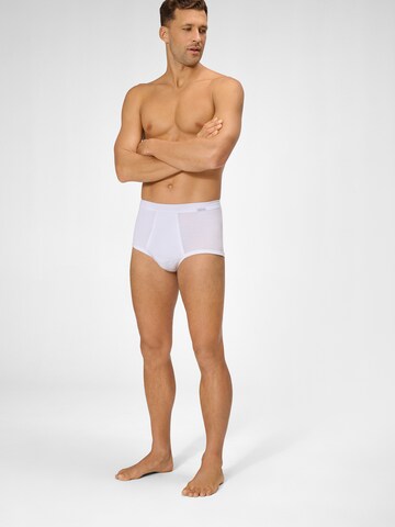 Ammann Slip ' 433 Doppelripp ' in White: front
