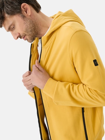 CAMEL ACTIVE Zip-Up Hoodie in Yellow