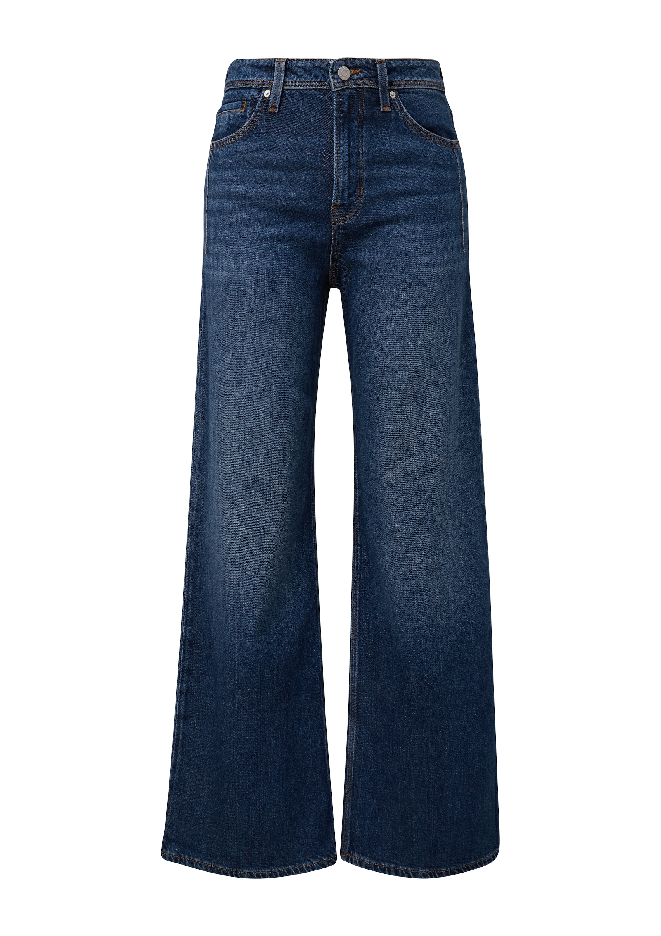 s.Oliver Wide leg Jeans 'Suri' in Blauw: voorkant