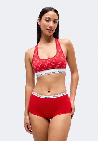 Bustino Reggiseno di Calvin Klein Underwear in rosso: frontale
