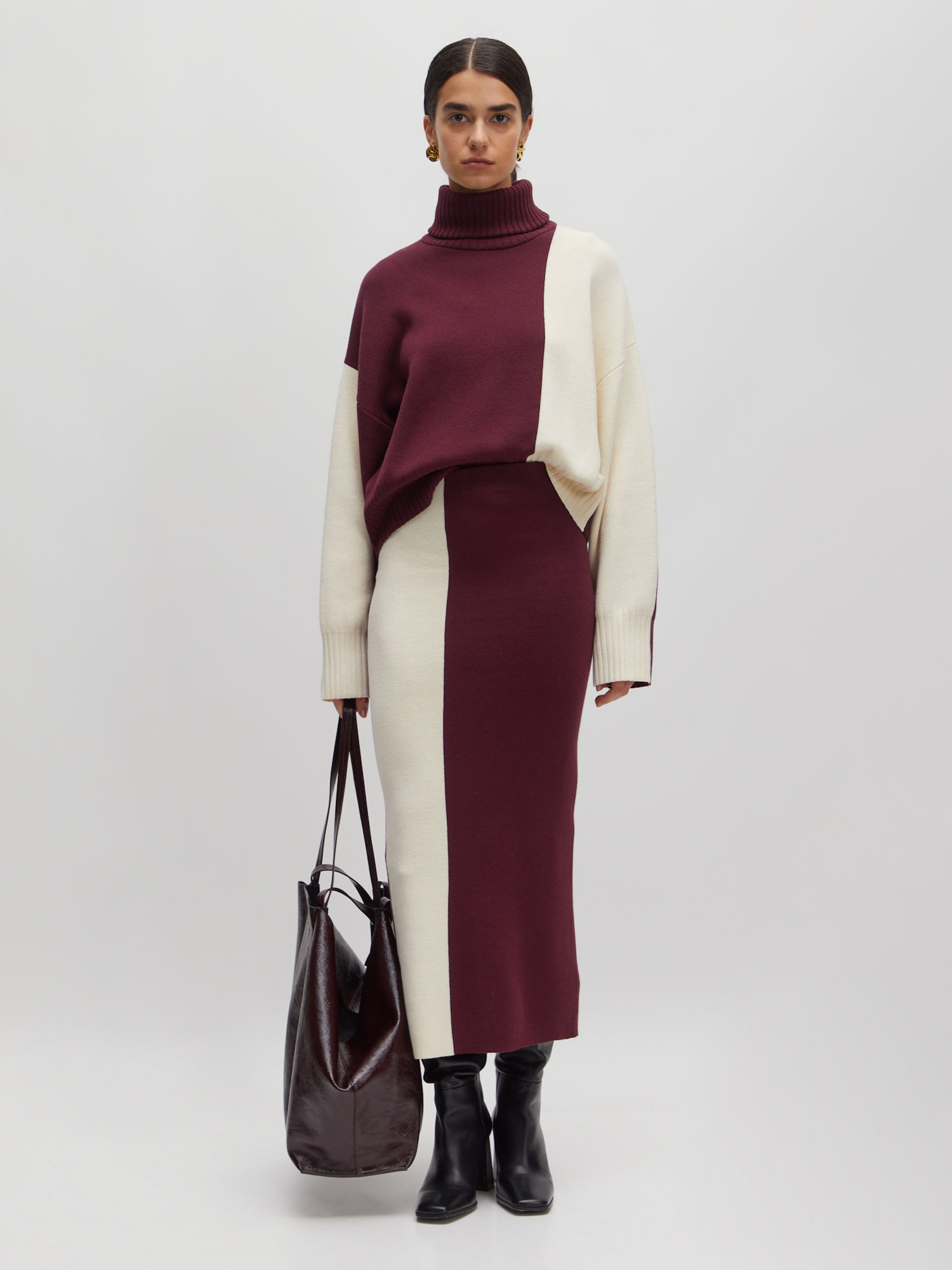 EDITED Produkte Rock 'Jane' bordeaux