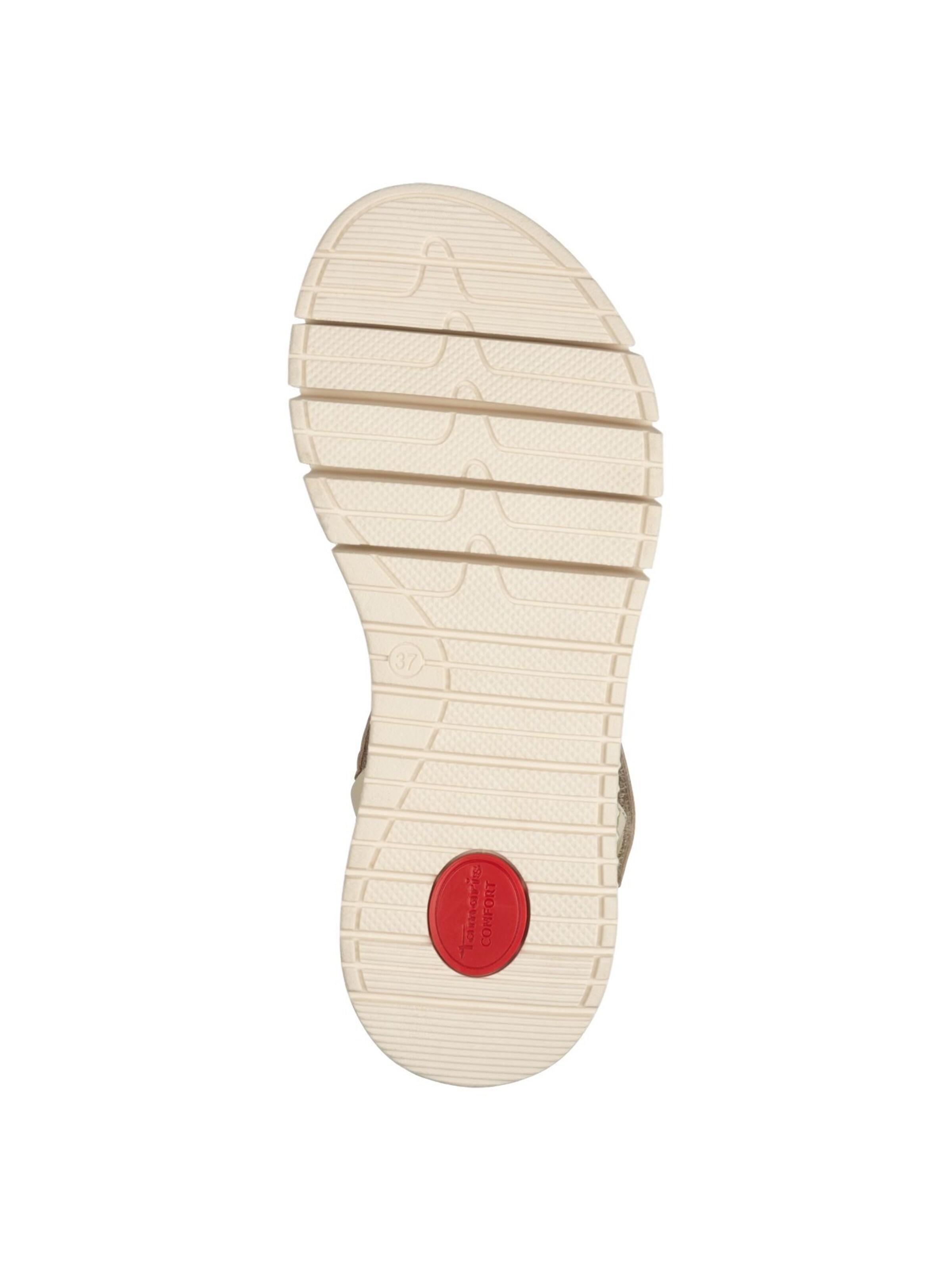 Tamaris Wide Fit Sandals in Beige
